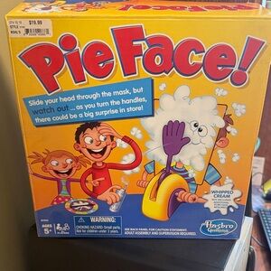 Hasbro Pie Face Game - Vibrant Red and Blue